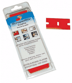 Plastic Razor Blades eenheid 100 st./box mesbreedte 2,5cm