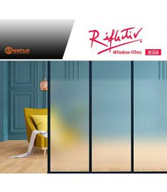 Reflectiv INT 420 Frosted with 2 stripes breedte 152cm
