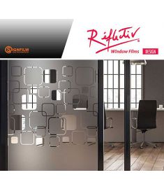 Reflectiv INT 468 Frosted squares breedte 152cm