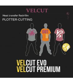 SEF-Velcut Flock Neon breedte 50cm